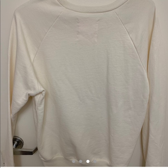 vintage cream crewneck with gold lettering - Picture 3 of 4